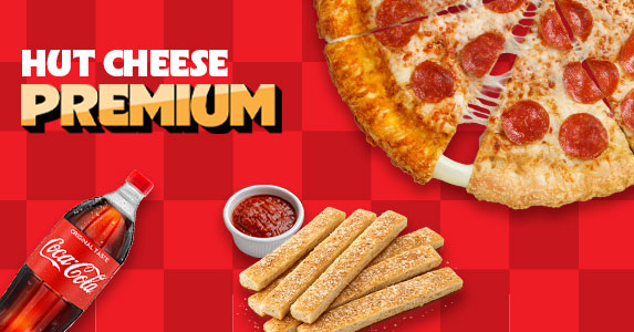 Hut Premium 1 ing. + Breadsticks + Bebida 1.25 L
