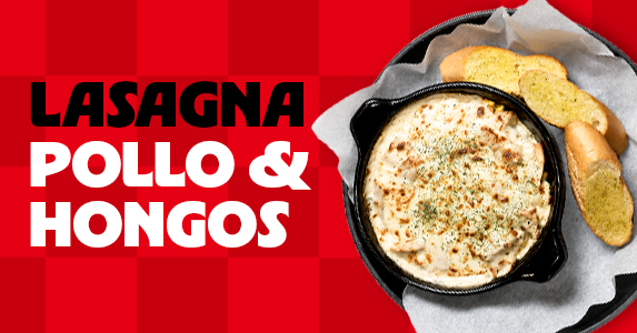 Lasagna Pollo & Hongos