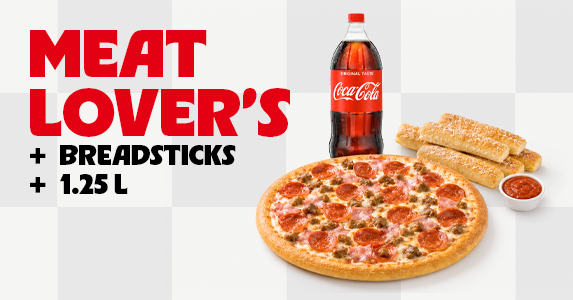 Meat Lover's + Breadsticks + 1.25 L
